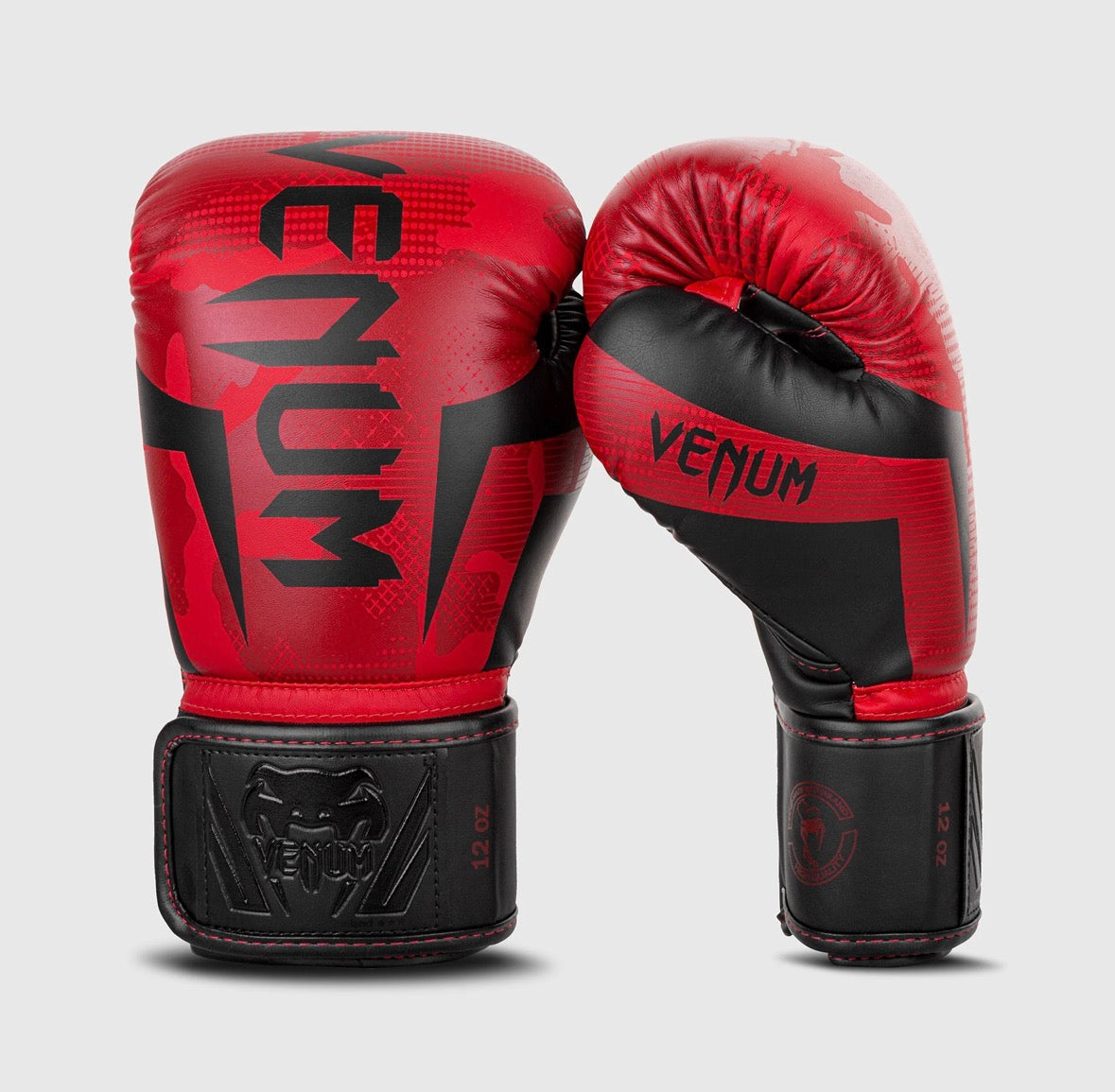 Venum Elite Boxing Gloves – Red/Camo