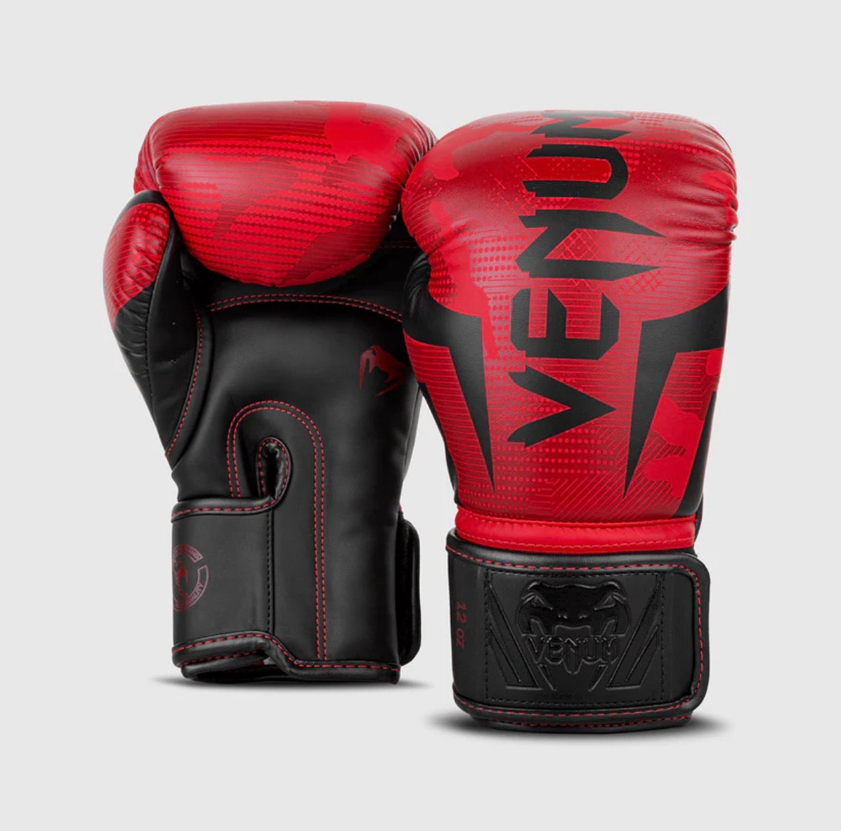 Venum Elite Boxing Gloves – Red/Camo