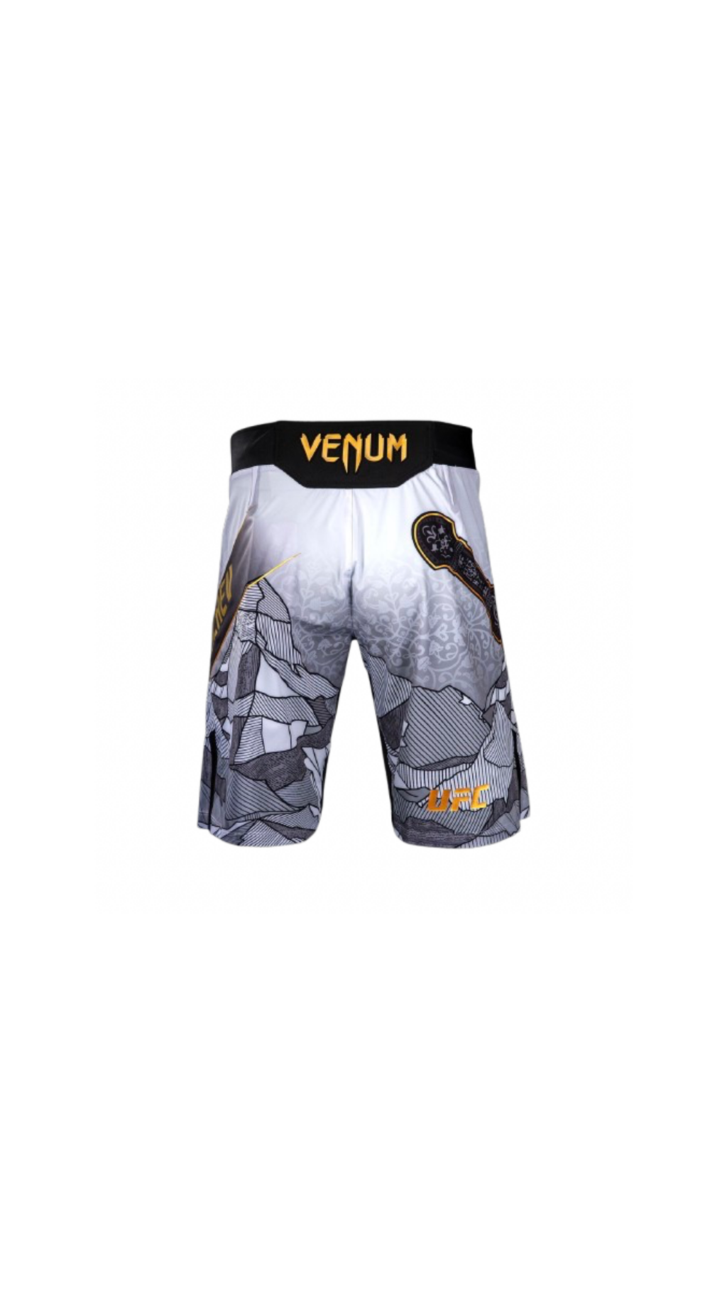Men's UFC Unrivaled by VENUM White Islam Makhachev Long Fit Fight Short
