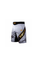 Men's UFC Unrivaled by VENUM White Islam Makhachev Long Fit Fight Short