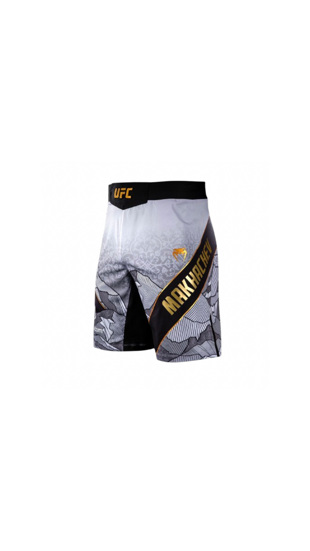 Men's UFC Unrivaled by VENUM White Islam Makhachev Long Fit Fight Short