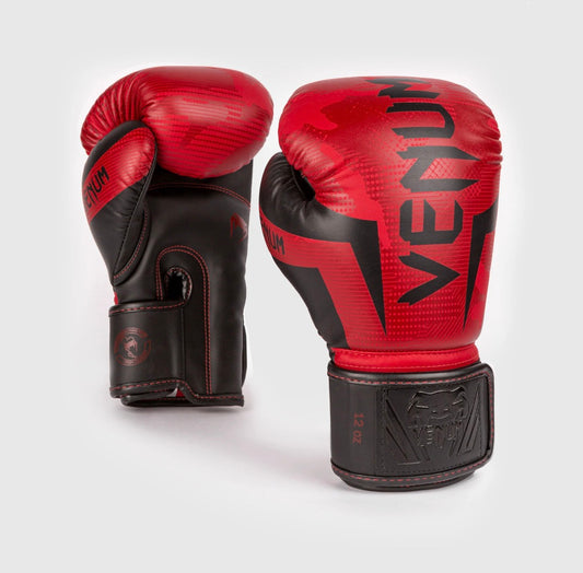 Venum Elite Boxing Gloves – Red/Camo