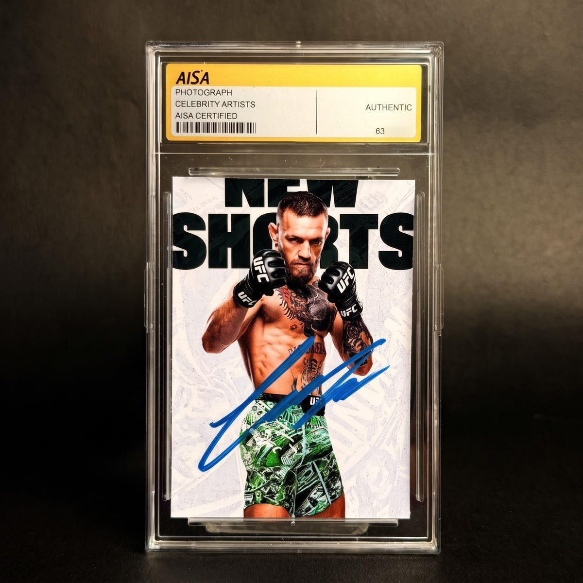 Conor McGregor İmzalı Koleksiyon Kartı – The Notorious Edition (AISA Certified)