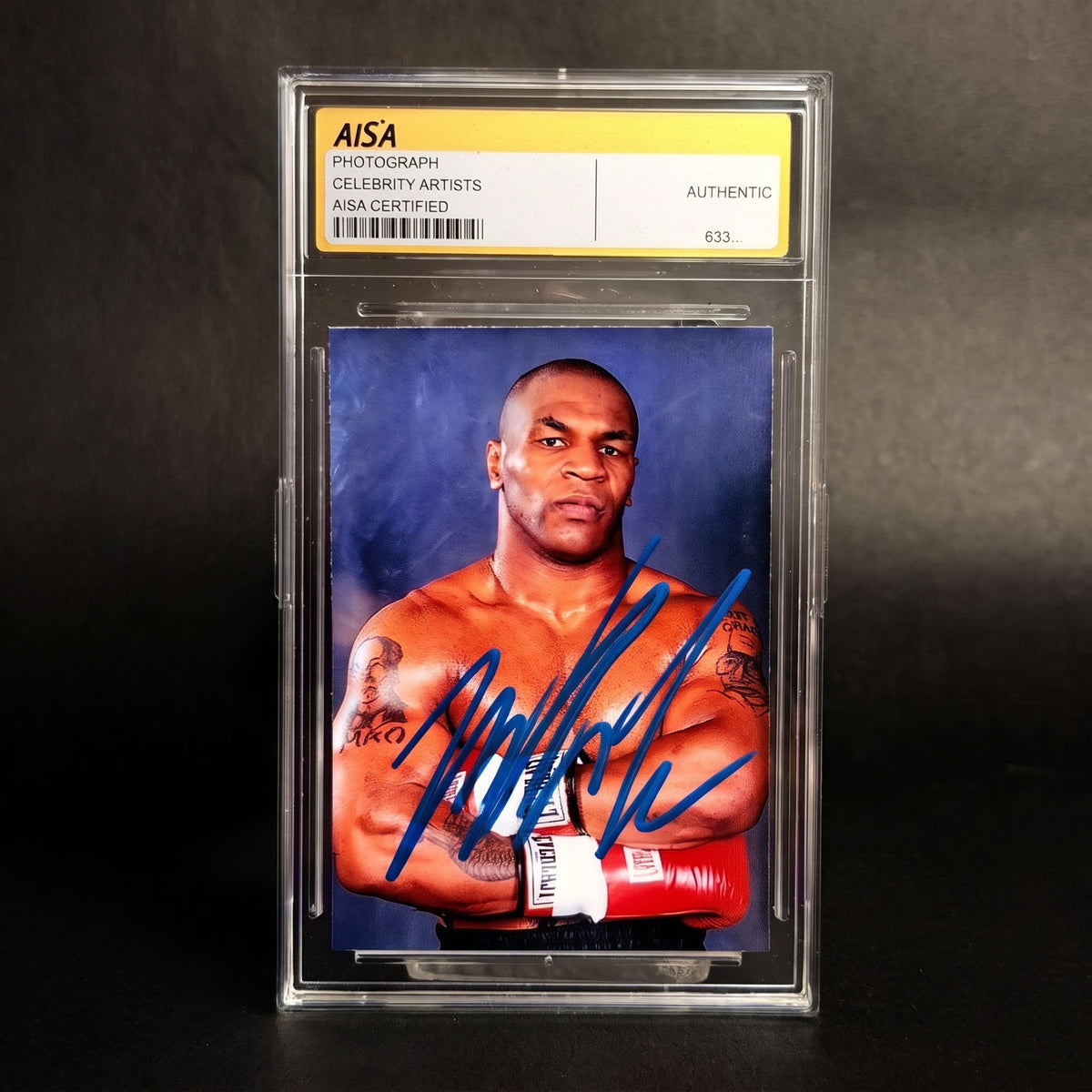 Mike Tyson İmzalı Koleksiyon Kartı – Iron Edition (AISA Certified)