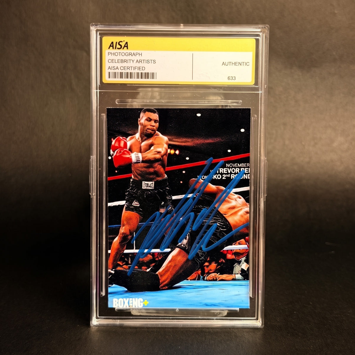 Mike Tyson İmzalı Koleksiyon Kartı – Iron Edition (AISA Certified)