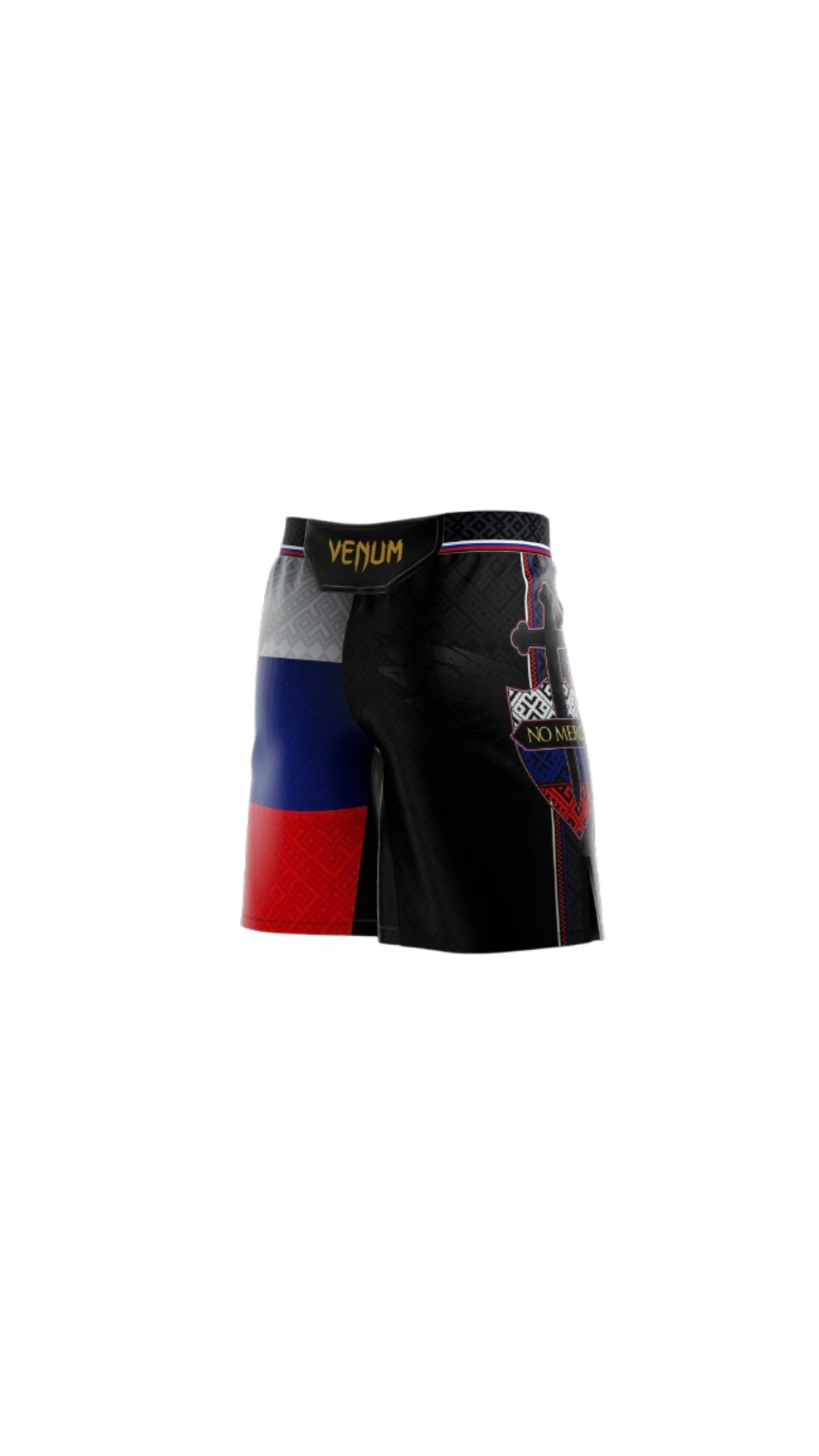 Venum UFC Unrivaled by Venum Petr Yan Men's Long Fit Fight Shorts - Black
