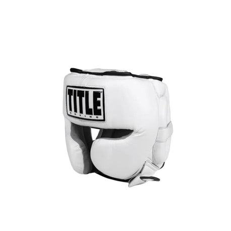 TITLE Boxing Leather Sparring Headgear