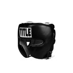 TITLE Boxing Leather Sparring Headgear