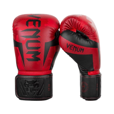 Venum Elite Boxing Gloves – Red/Camo