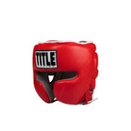 TITLE Boxing Leather Sparring Headgear