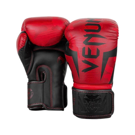 Venum Elite Boxing Gloves – Red/Camo